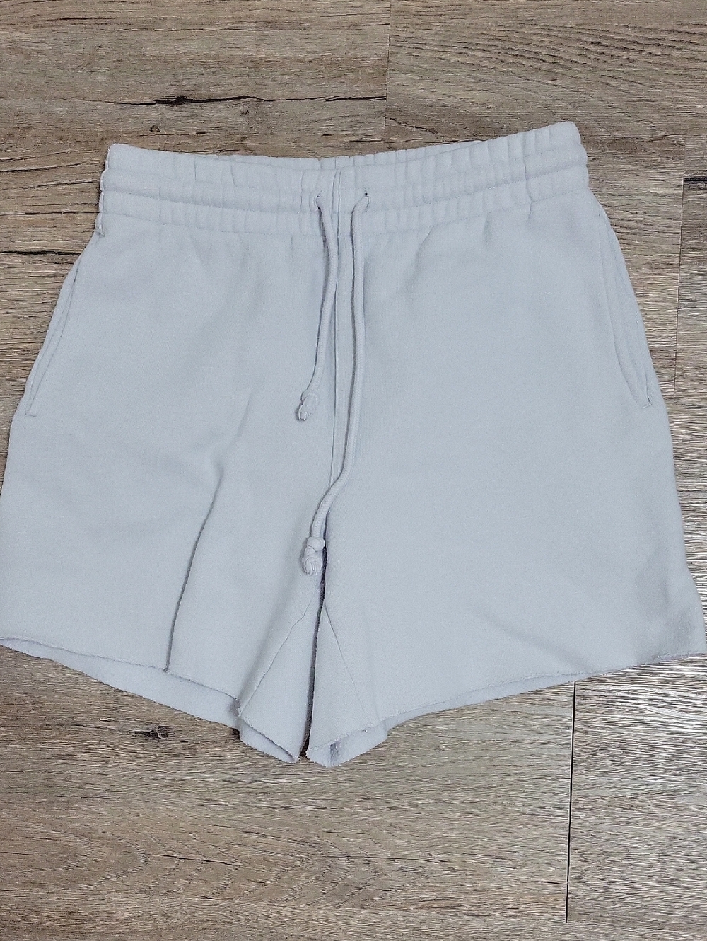 TNA Women’s Light Gray Athletic Drawstring Shorts